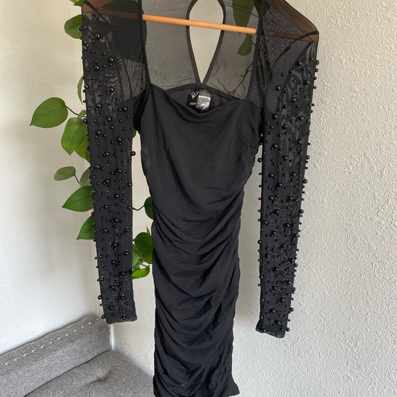 Windsor Black Pearl Dress | Size M - Picture 1 of 3